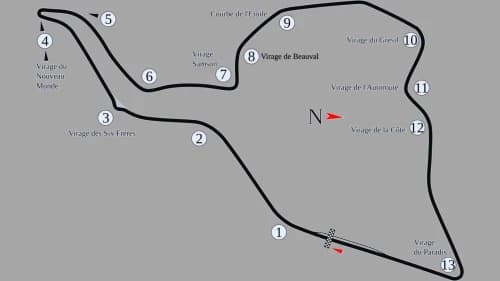 La Storia del Circuito Rouen-les-Essarts - Rouen, France