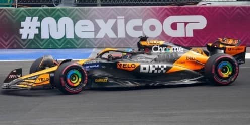 Piastri guida la doppietta McLaren a Città del Messico