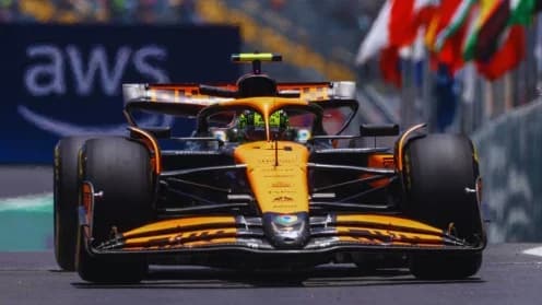 Norris domina in prova libera, Verstappen penalizzato