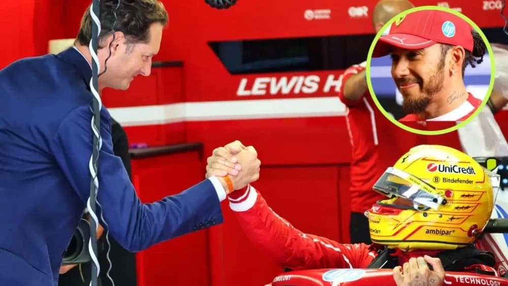 Hamilton minimizza l’attacco di Elkann: rapporto con Ferrari F1 “più forte che mai”