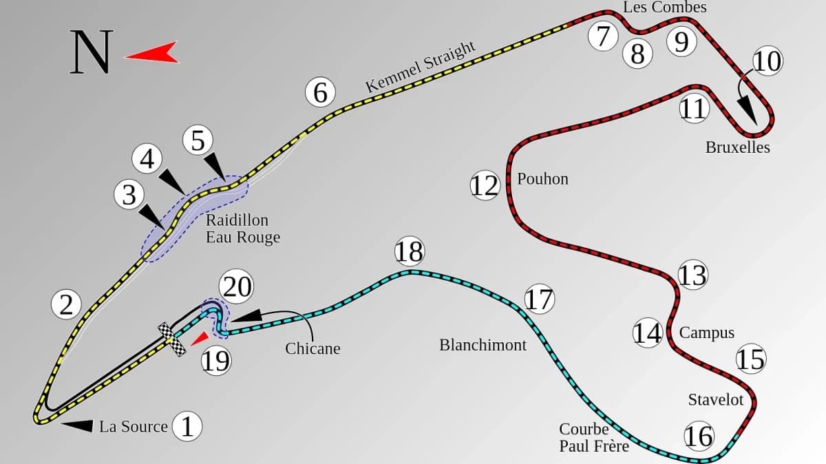 Il Circuito di Spa-Francorchamps: Storia e Caratteristiche Il Circuito di Spa-Francorchamps: Storia e Caratteristiche