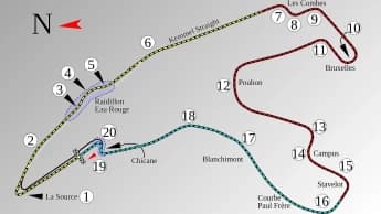Il Circuito di Spa-Francorchamps: Storia e Caratteristiche